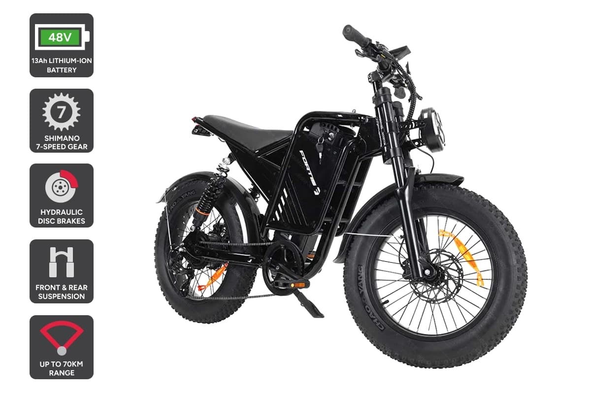For Sale : e-Bikes Forest G20008 - 100km Range, 100km/h Max, 0KM Travelled