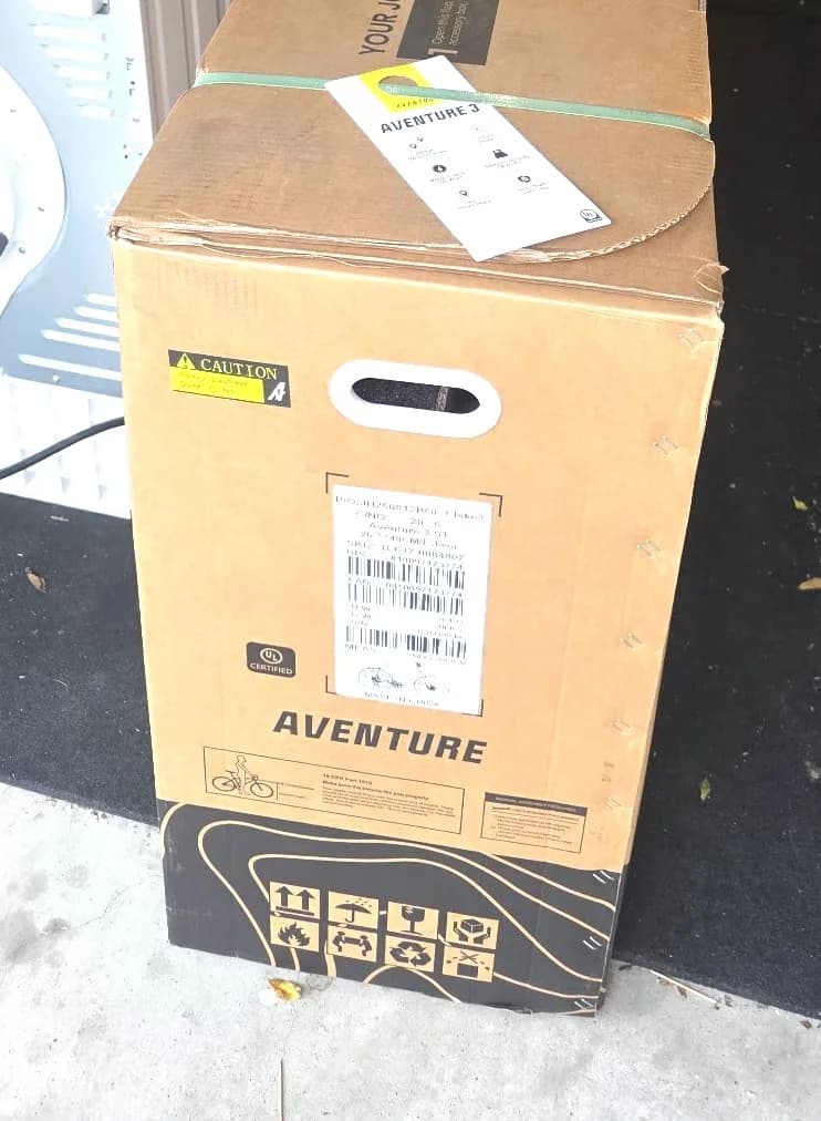Aventon Aventure 3 Step-Through e-bike, BRAND NEW sealed in box, Large, Java — photo 2 of 7